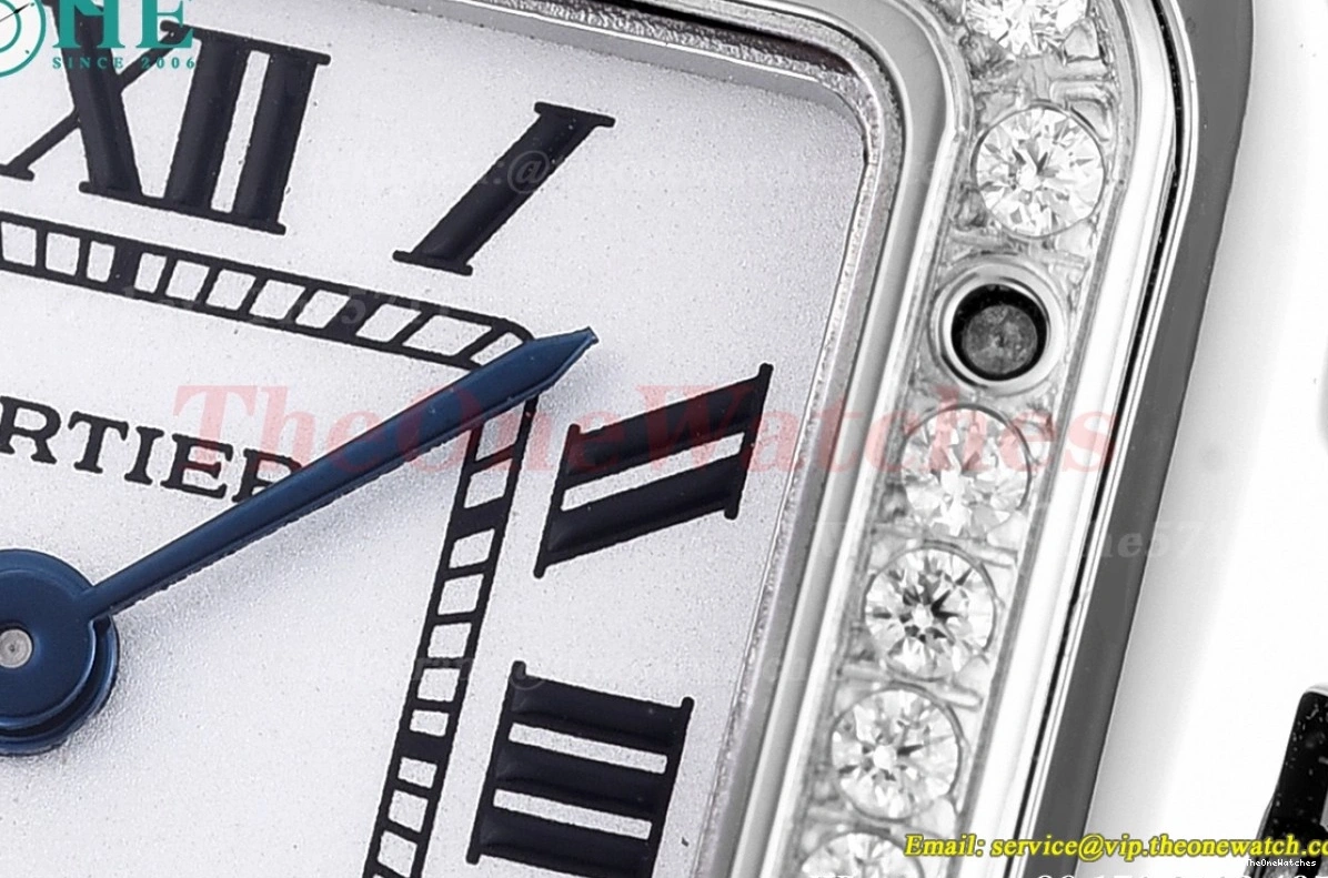 Ladies Dial Qtz De Secrete Swiss 22mm Panthere SS 8848F Dia White SS 1219